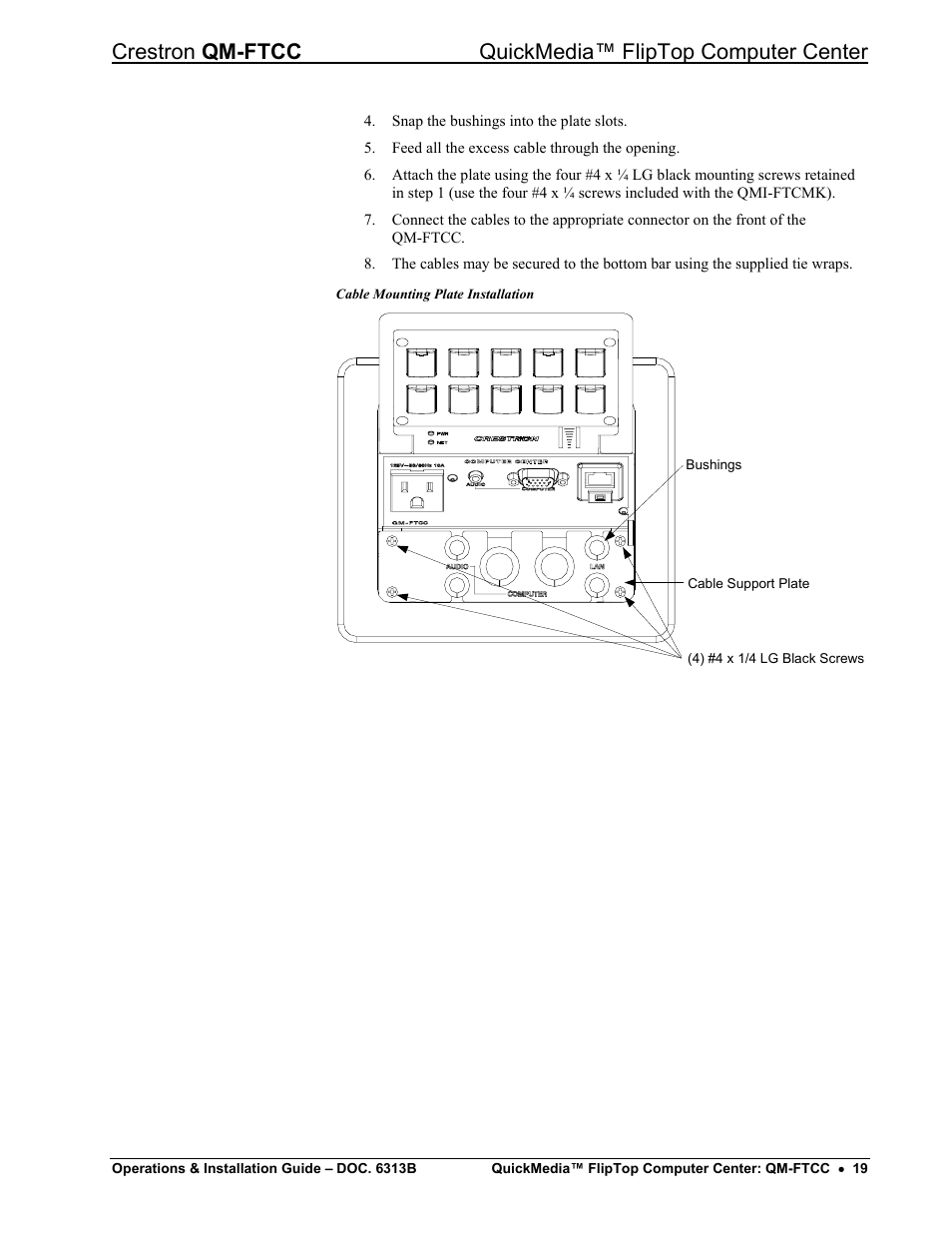 Crestron electronic QM-FTCC User Manual | Page 23 / 48