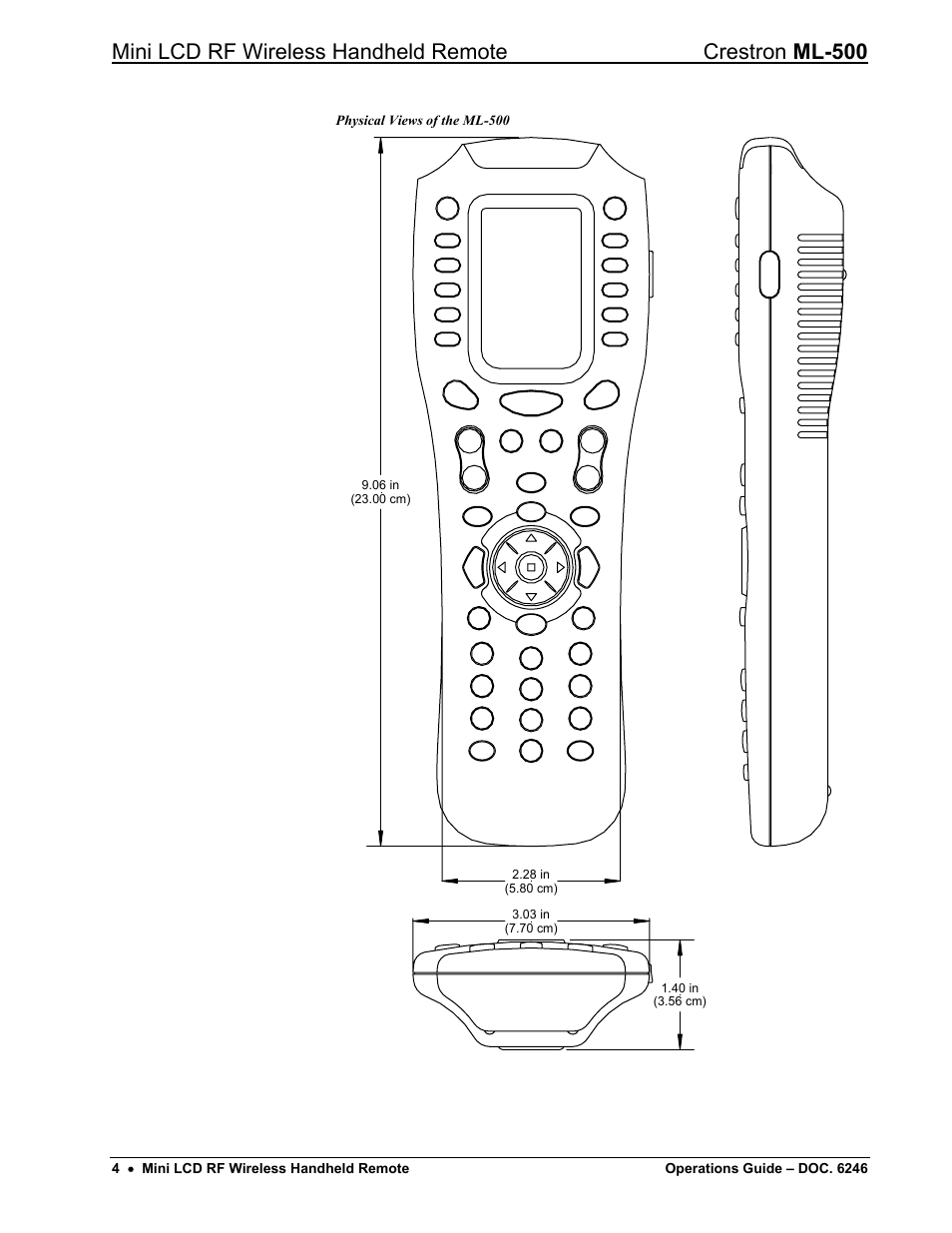 Crestron electronic ML-500 User Manual | Page 8 / 16