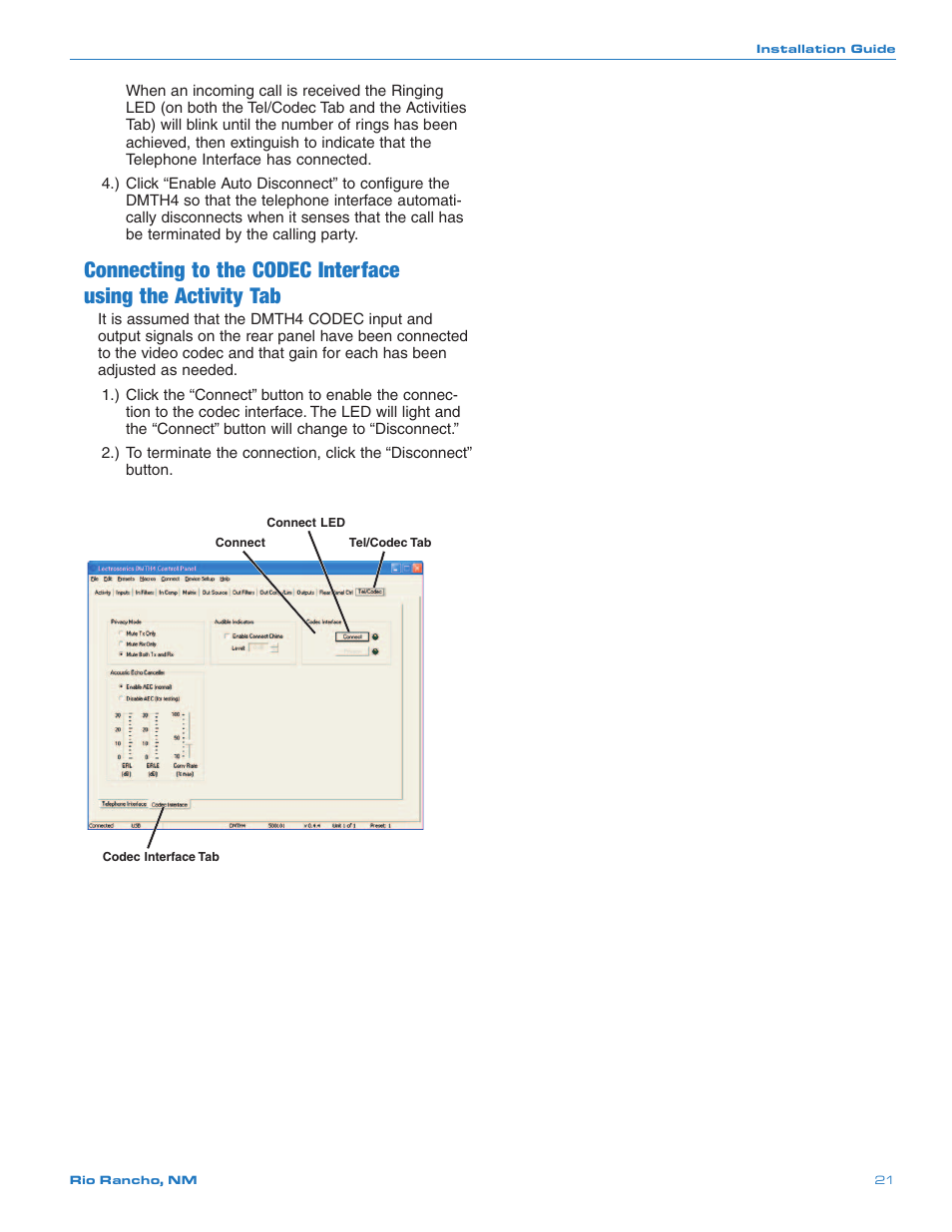 Crestron electronic DMTH4 User Manual | Page 21 / 24