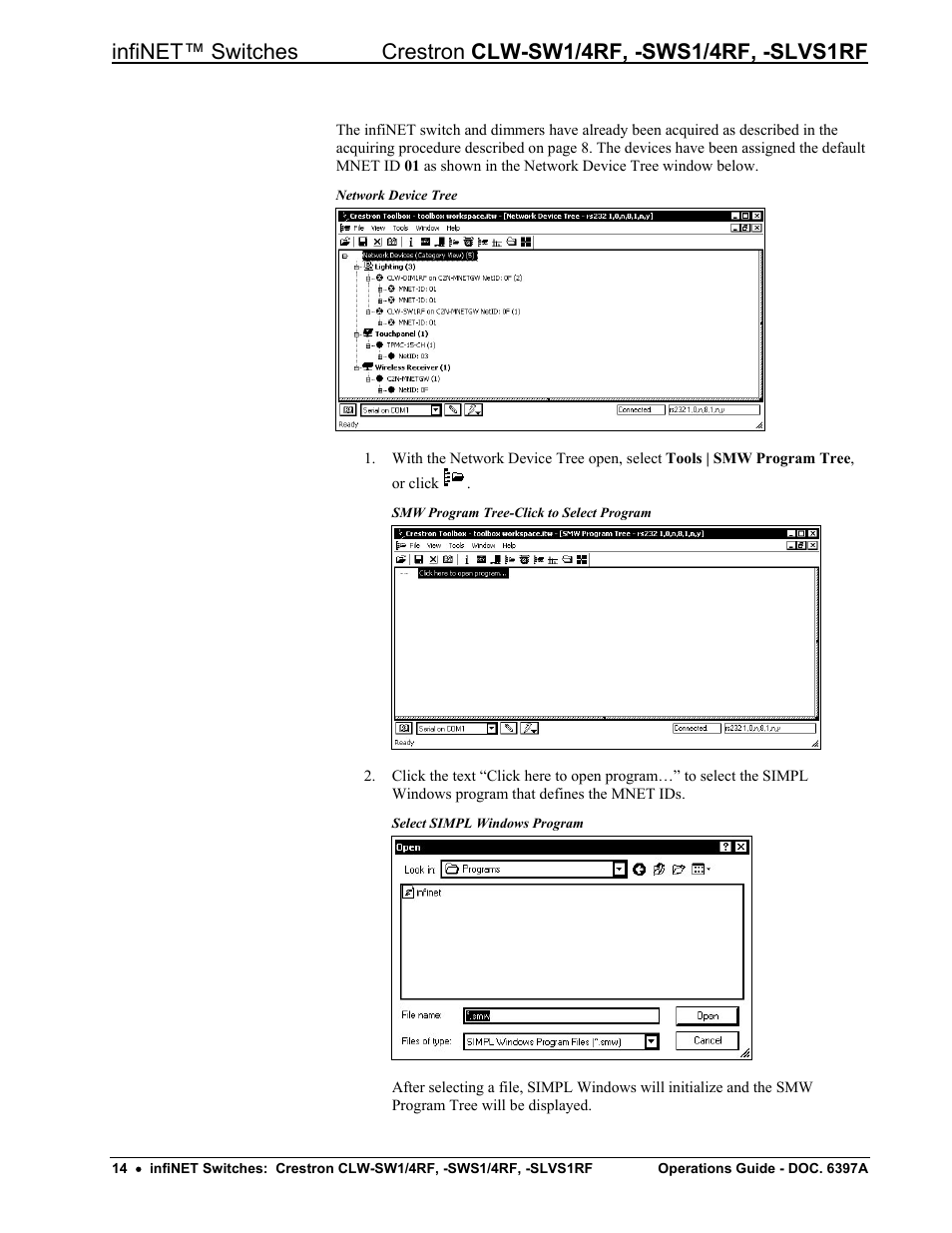 Crestron electronic CLW-SW1/4RF User Manual | Page 18 / 36
