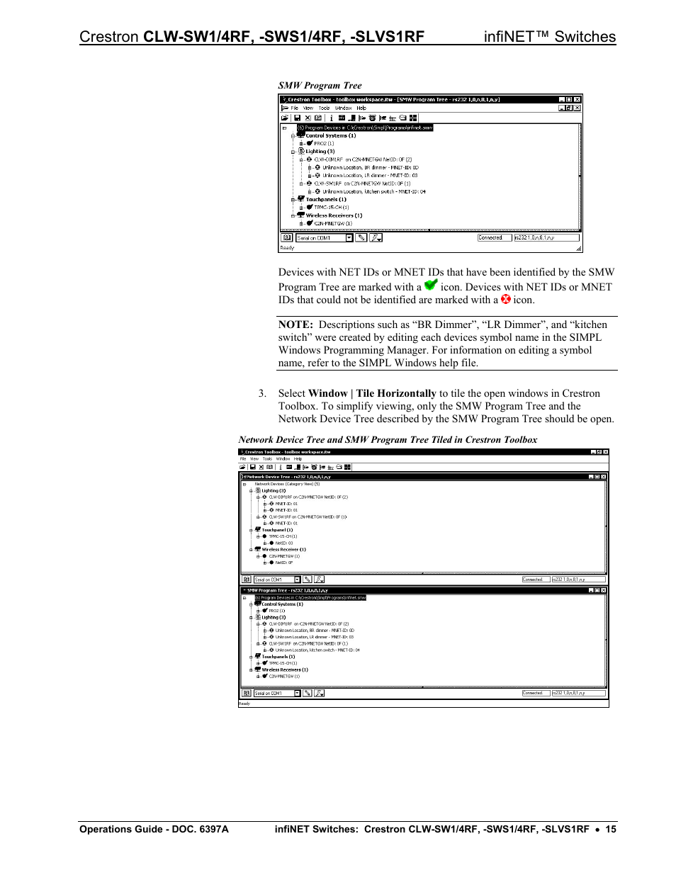 Crestron electronic CLW-SW1/4RF User Manual | Page 19 / 36