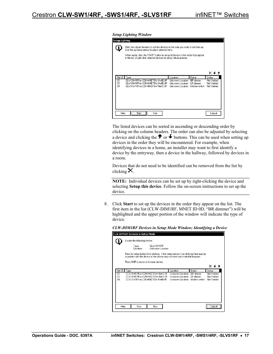 Crestron electronic CLW-SW1/4RF User Manual | Page 21 / 36