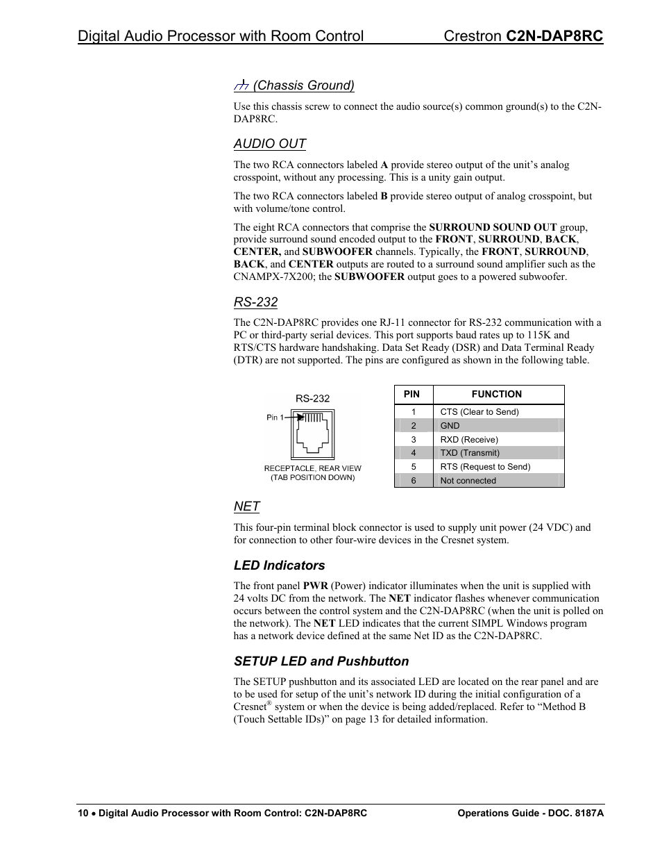 Crestron electronic C2N-DAP8RC User Manual | Page 14 / 80