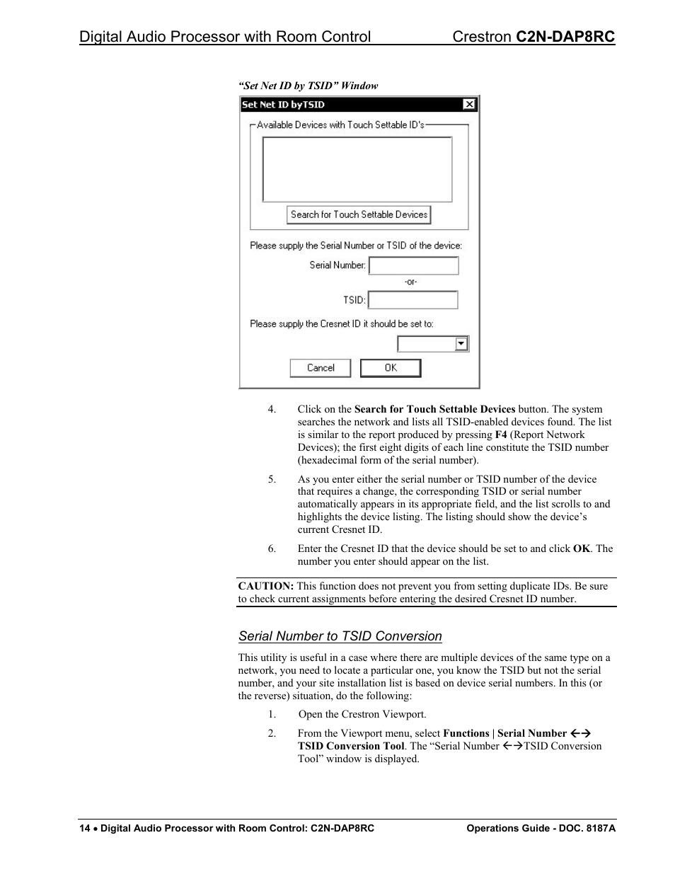 Crestron electronic C2N-DAP8RC User Manual | Page 18 / 80
