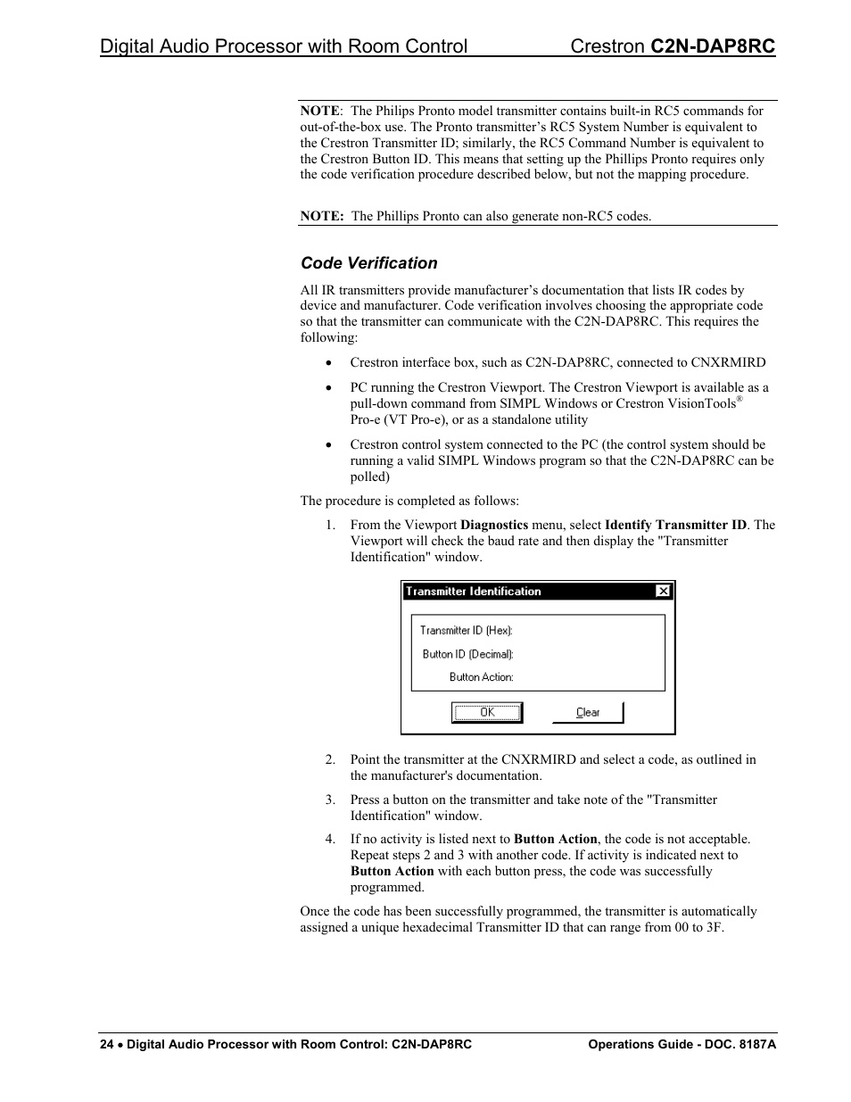 Crestron electronic C2N-DAP8RC User Manual | Page 28 / 80