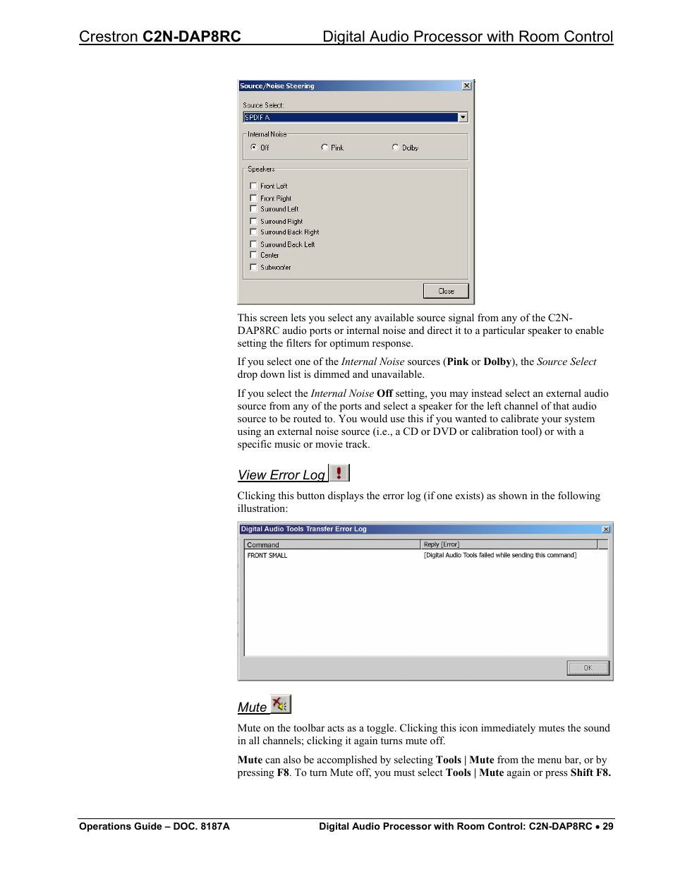 Crestron electronic C2N-DAP8RC User Manual | Page 33 / 80