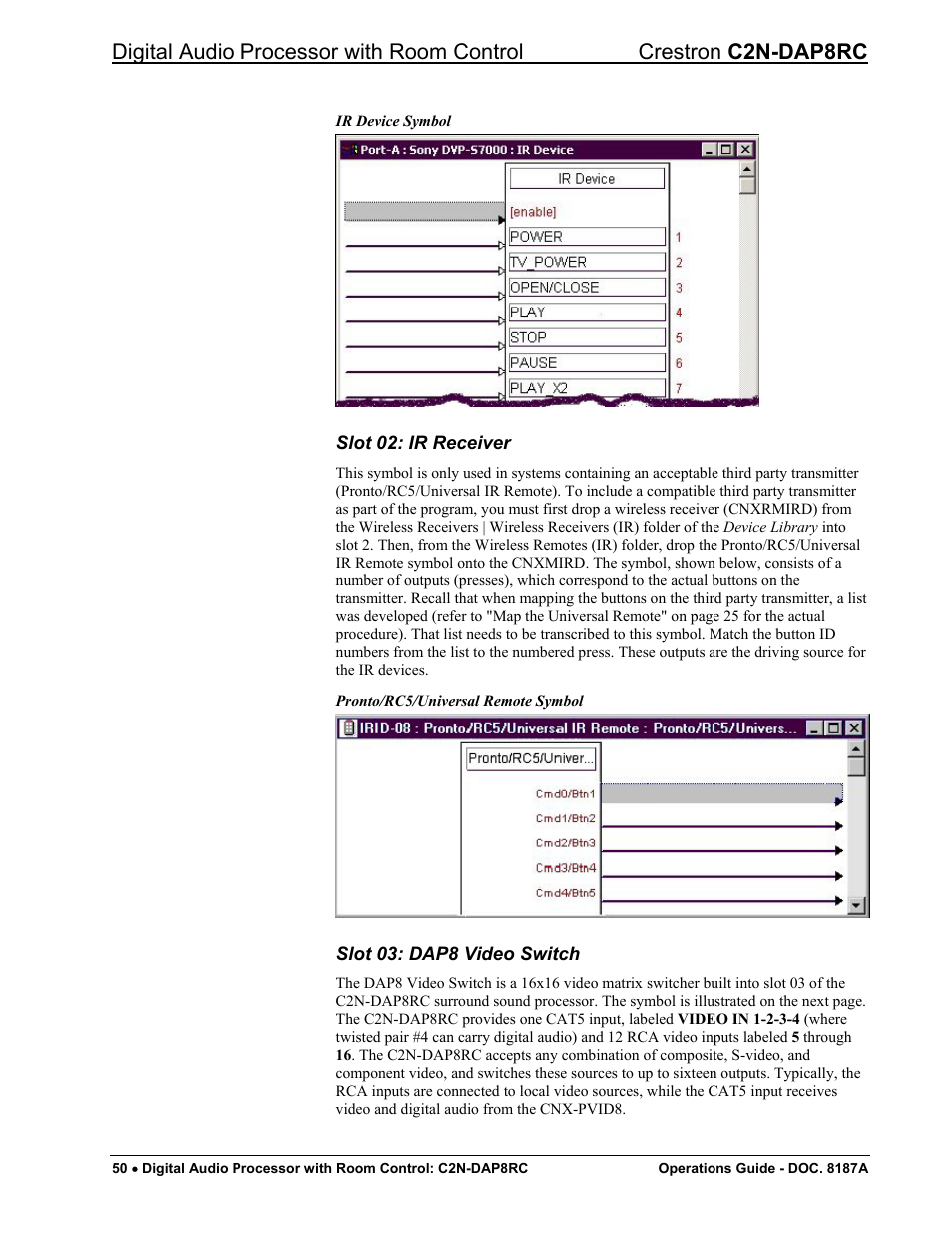 Crestron electronic C2N-DAP8RC User Manual | Page 54 / 80