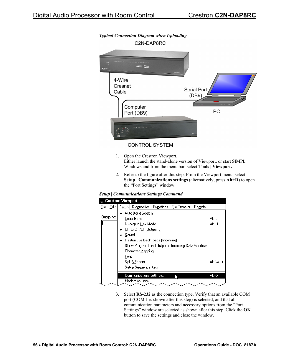 Crestron electronic C2N-DAP8RC User Manual | Page 60 / 80