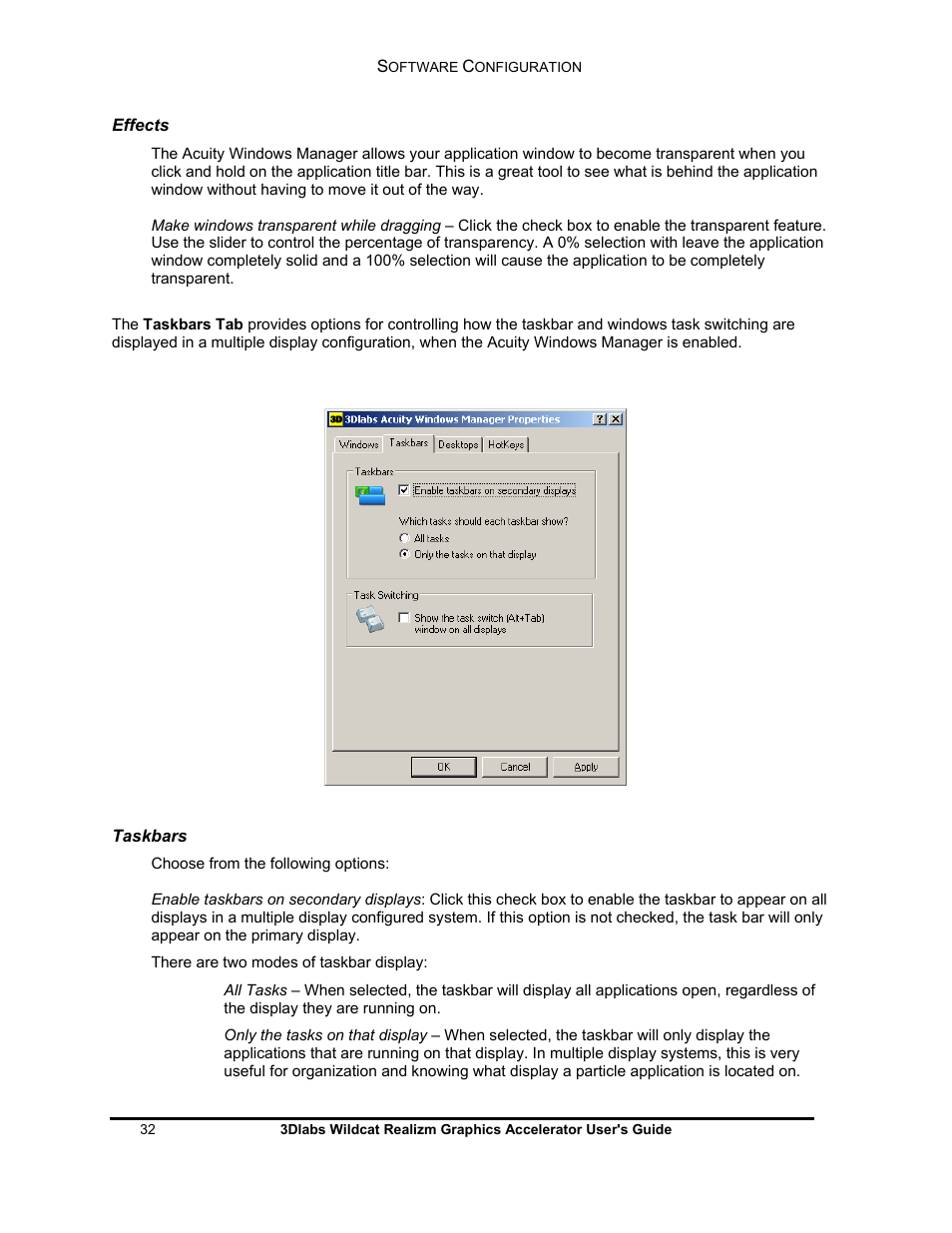 3DLABS WILDCAT REALIZM 100 User Manual | Page 32 / 51