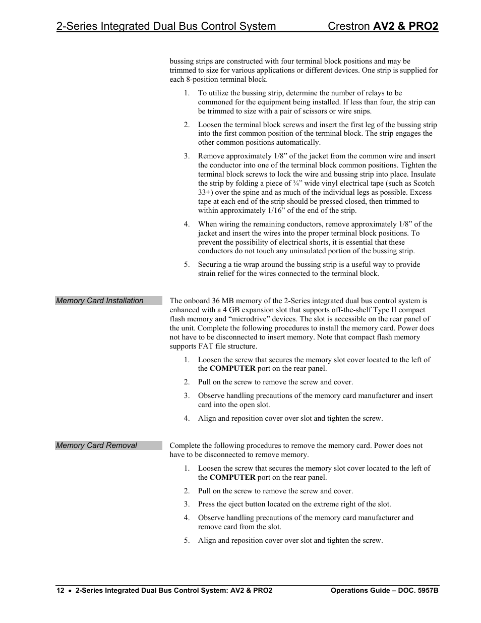 Crestron electronic AV2 User Manual | Page 16 / 36