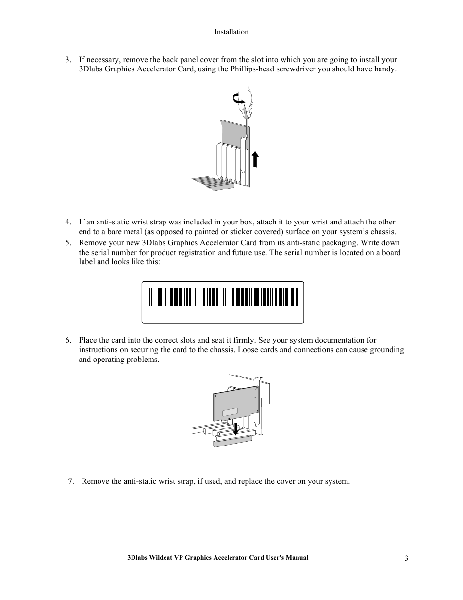 3DLABS VP User Manual | Page 9 / 41