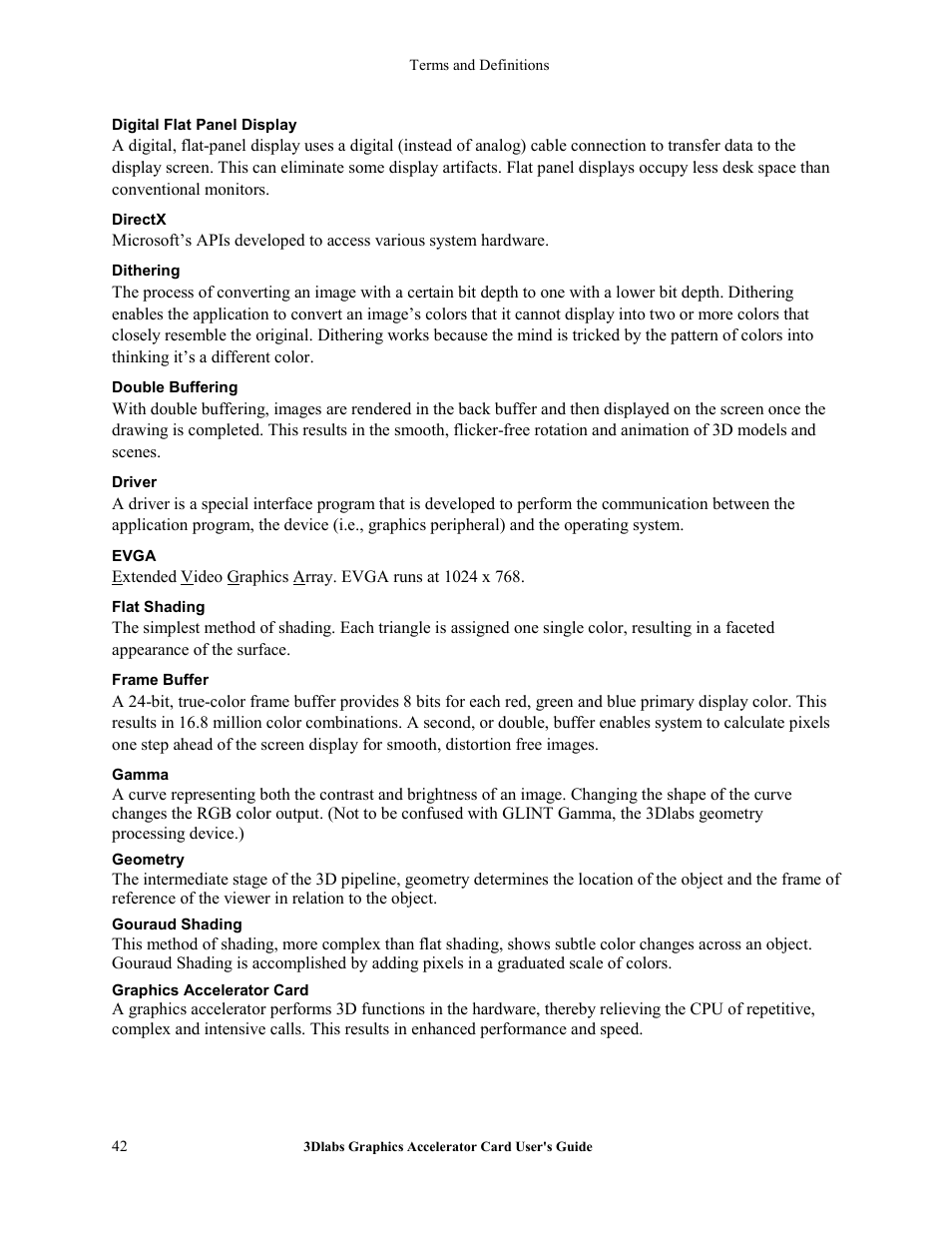 3DLABS Wildcat4 7110 User Manual | Page 46 / 50