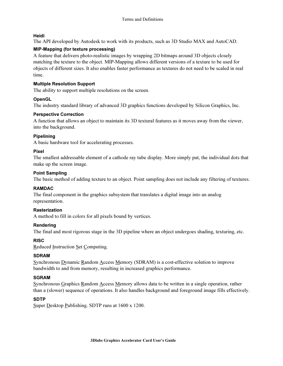 3DLABS Wildcat III 6110 User Manual | Page 52 / 56