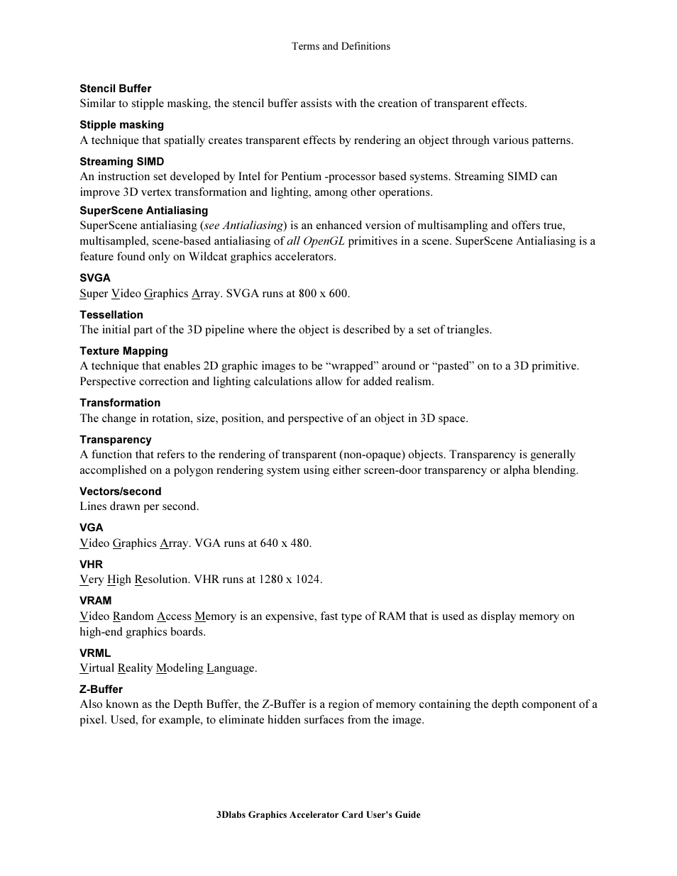 3DLABS Wildcat III 6110 User Manual | Page 53 / 56