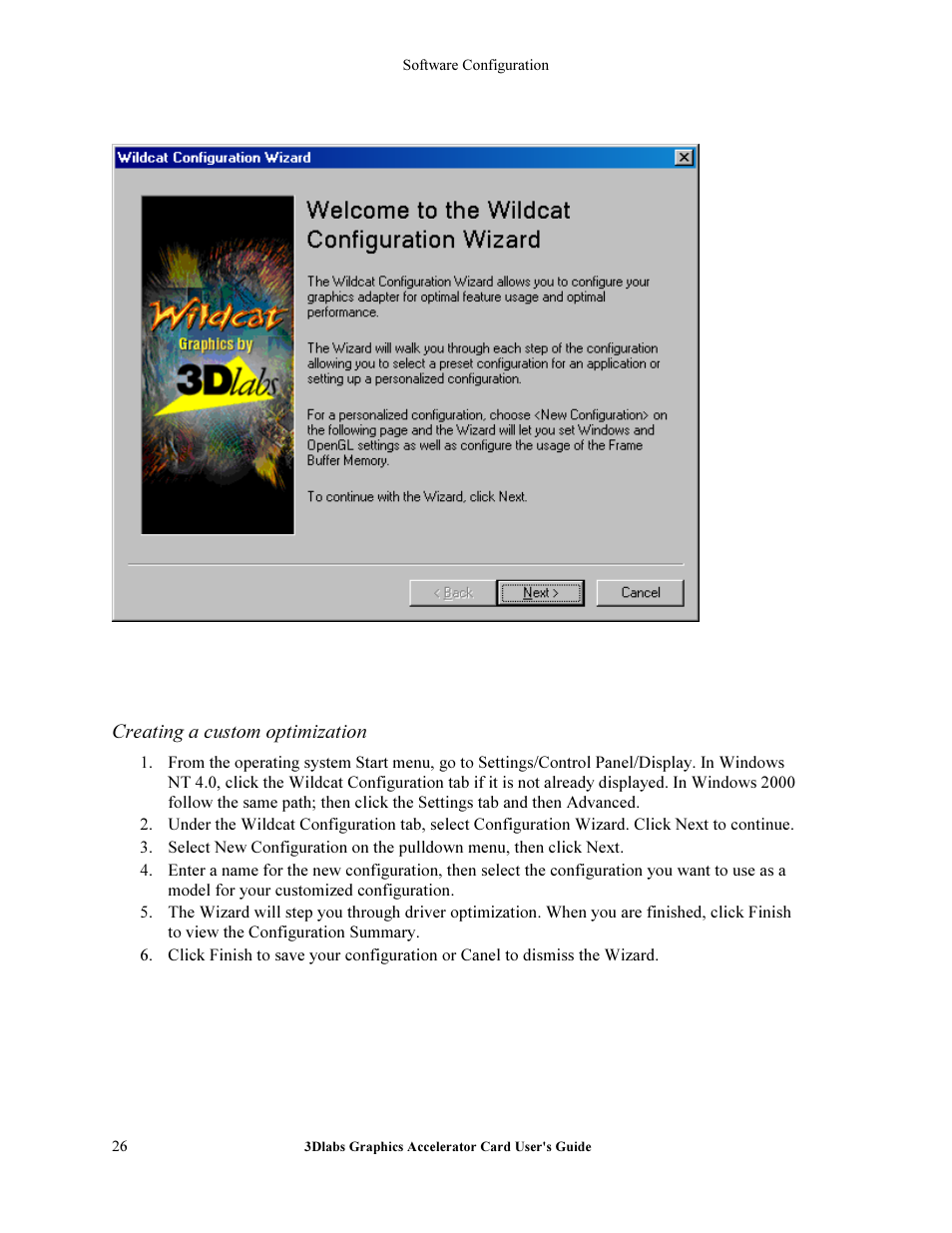 3DLABS Wildcat II 5110 User Manual | Page 32 / 57