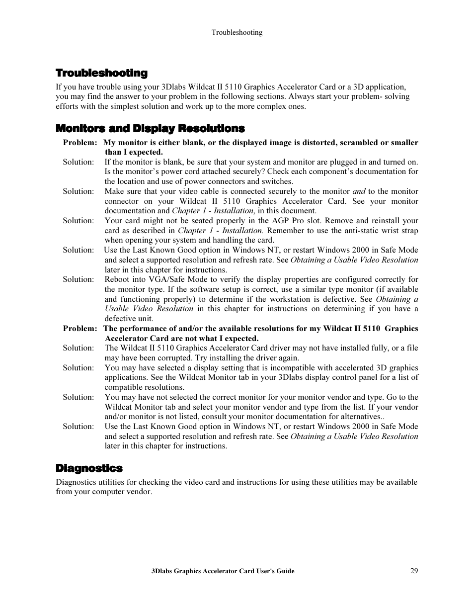 3DLABS Wildcat II 5110 User Manual | Page 35 / 57