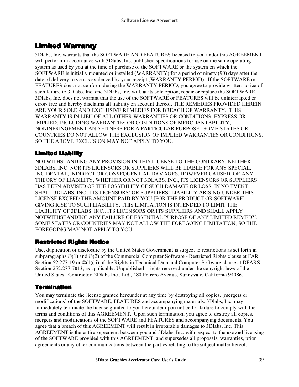 3DLABS Wildcat II 5110 User Manual | Page 45 / 57