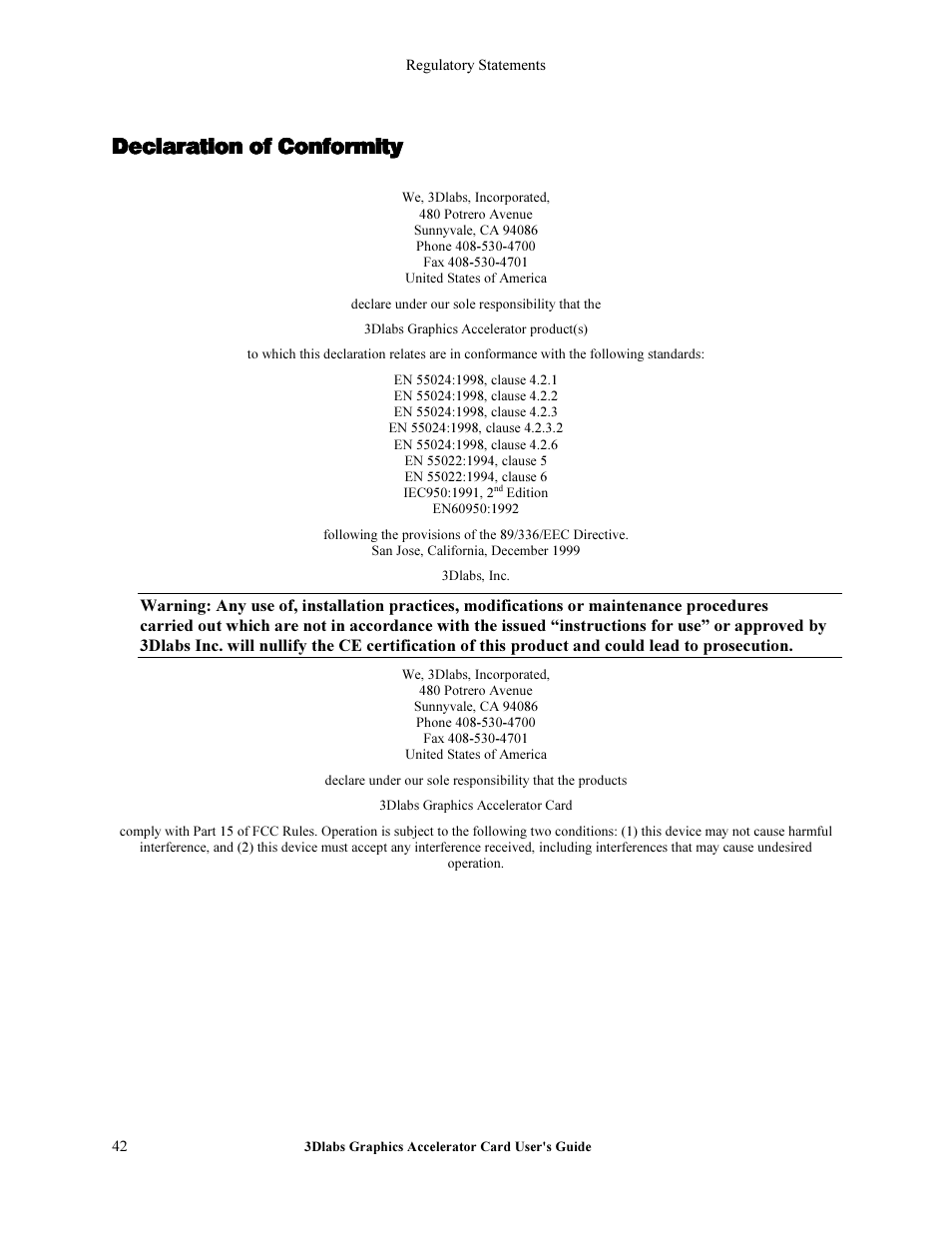 Aéåä~к~нбзе=зс=`зесзкгбну | 3DLABS Wildcat II 5110 User Manual | Page 48 / 57