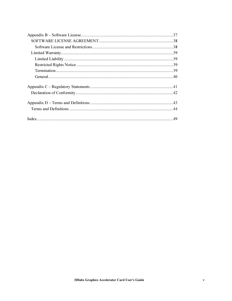 3DLABS Wildcat II 5110 User Manual | Page 5 / 57