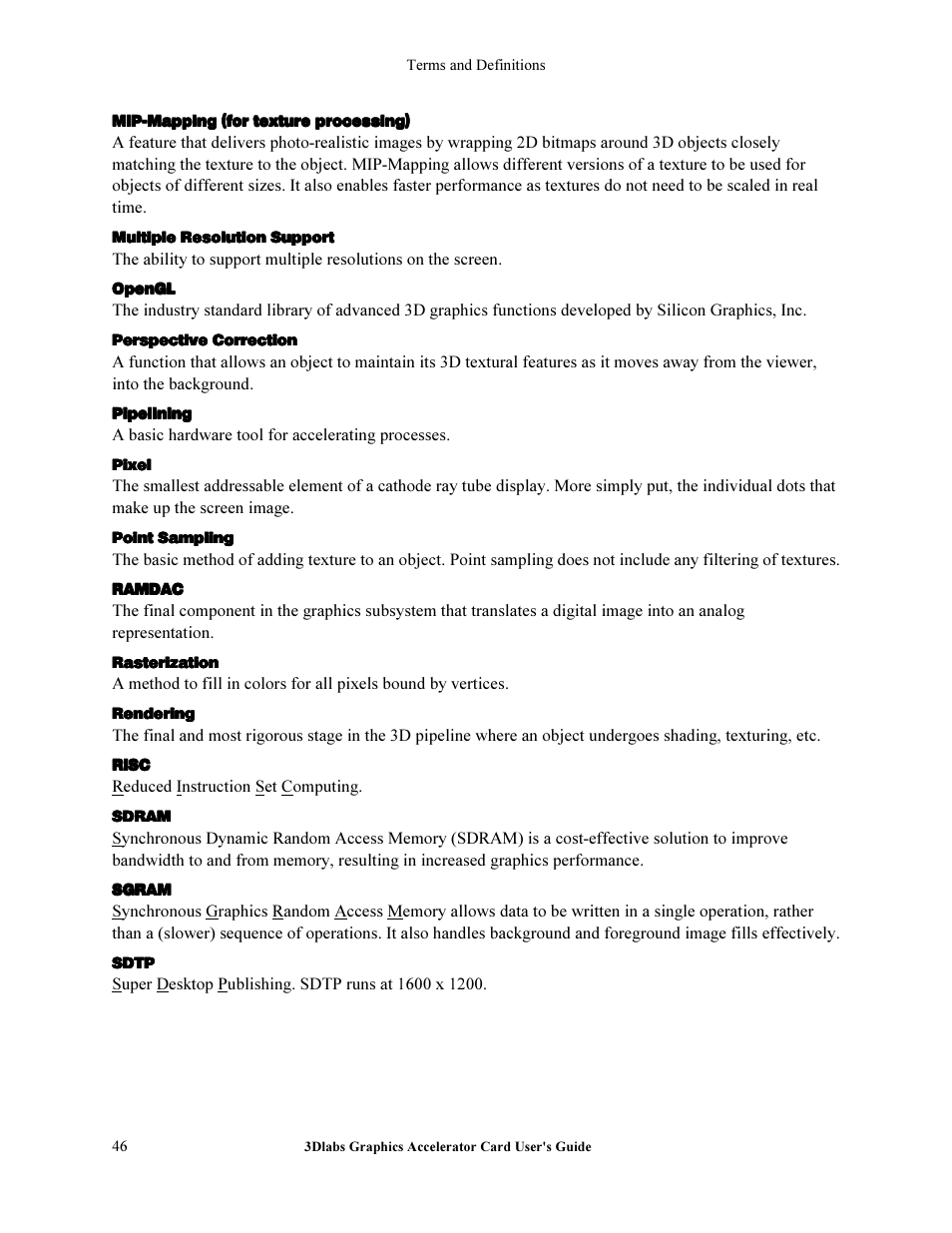 3DLABS Wildcat II 5110 User Manual | Page 52 / 57