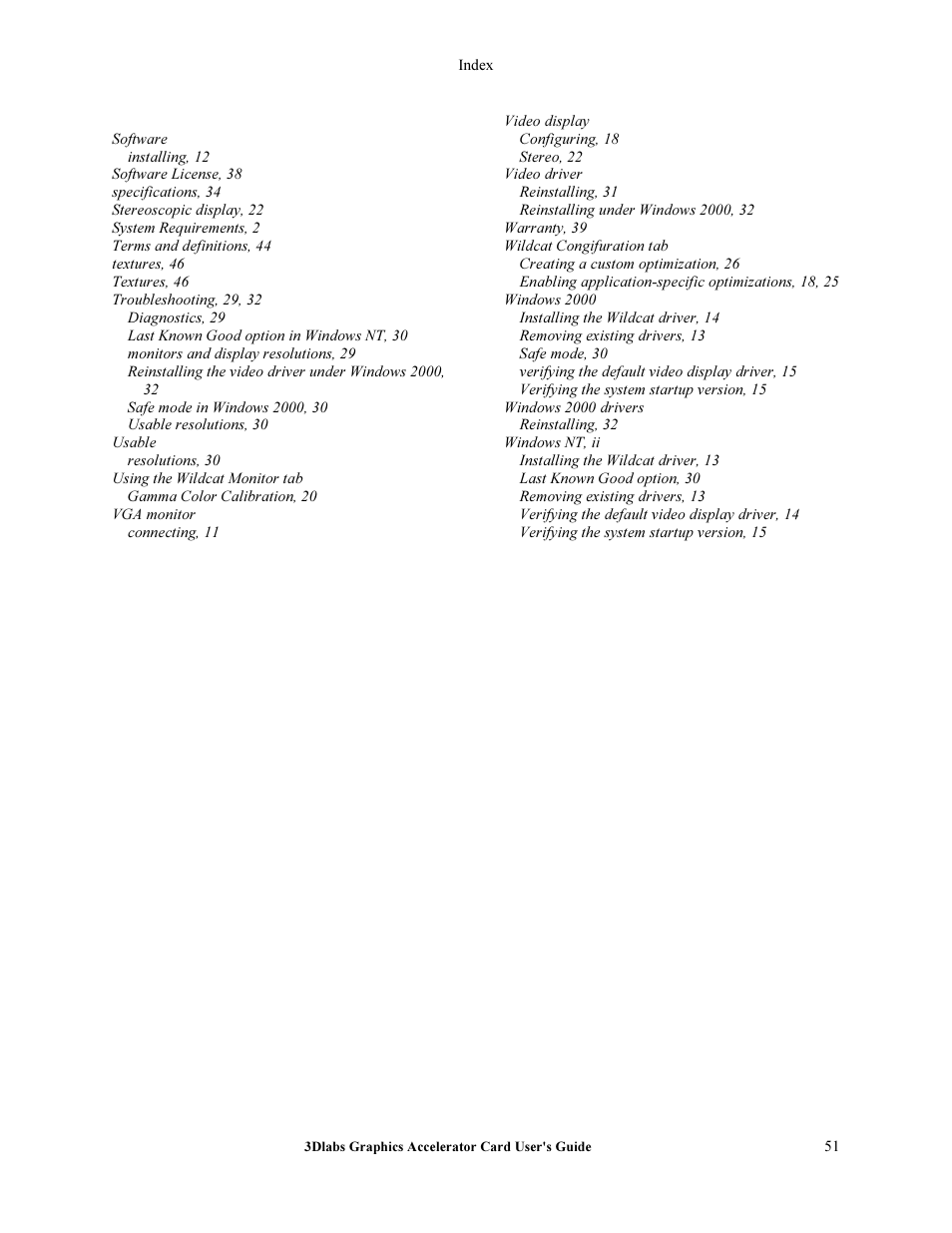 3DLABS Wildcat II 5110 User Manual | Page 57 / 57