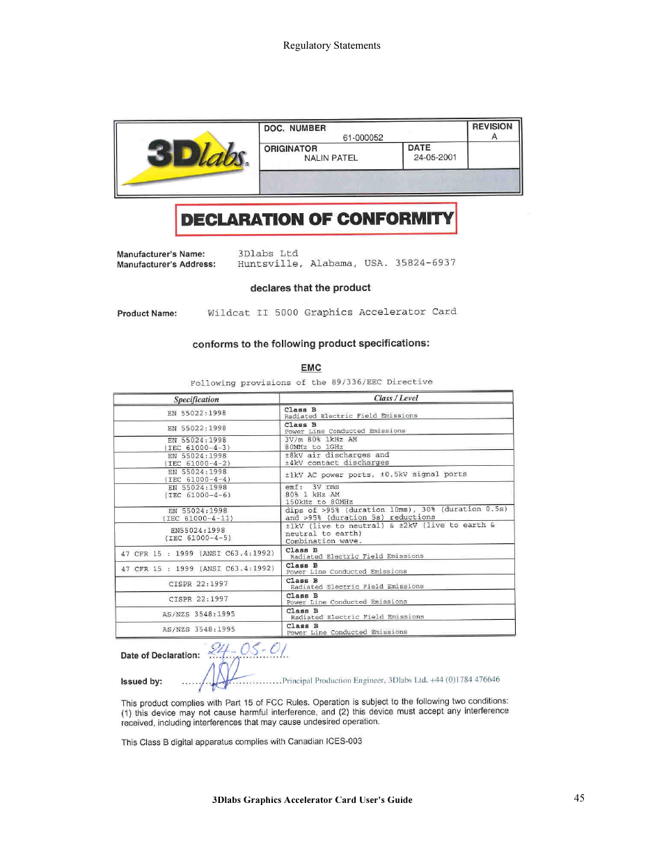 3DLABS Wildcat II 5000 User Manual | Page 41 / 51