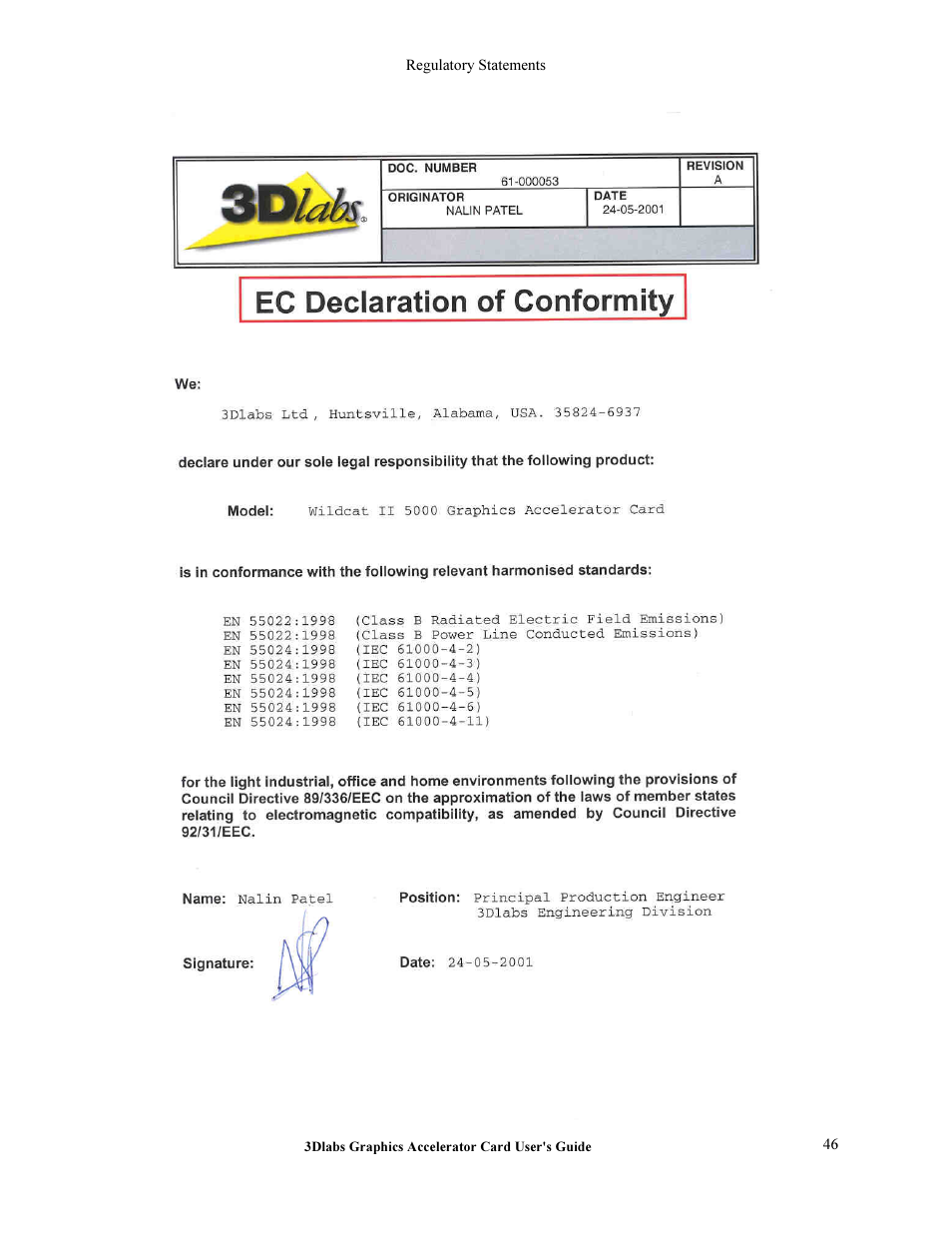 3DLABS Wildcat II 5000 User Manual | Page 42 / 51