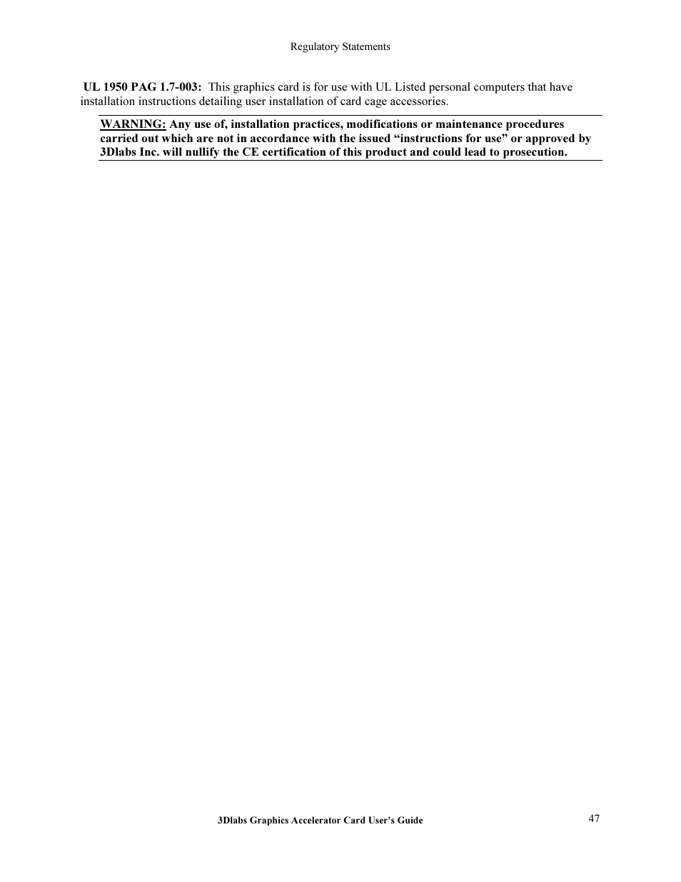 3DLABS Wildcat II 5000 User Manual | Page 43 / 51