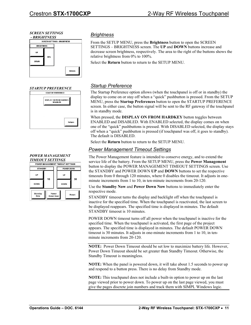 Crestron electronic STX-1700CXP User Manual | Page 15 / 40