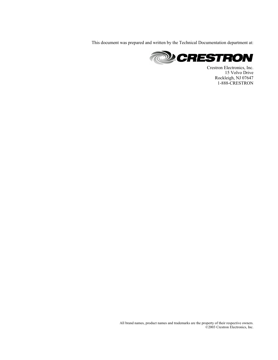 Crestron electronic STX-1700CXP User Manual | Page 2 / 40