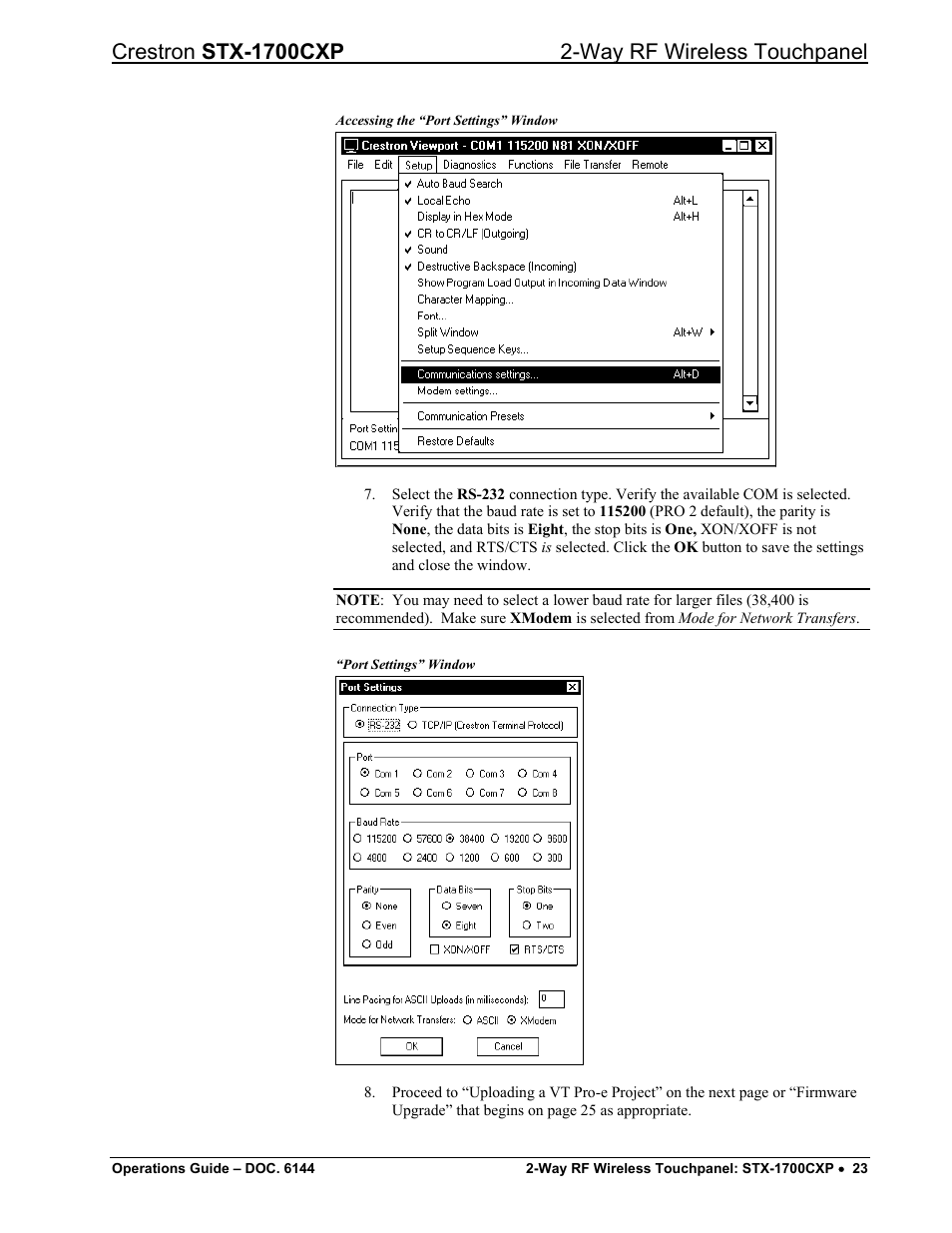 Crestron electronic STX-1700CXP User Manual | Page 27 / 40
