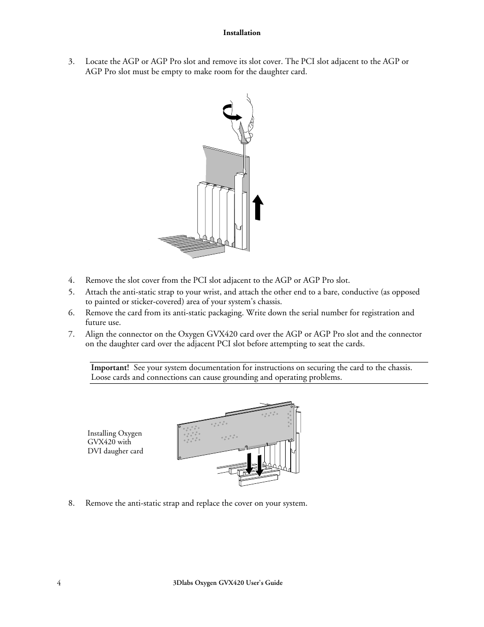 3DLABS Oxygen GVX420 User Manual | Page 14 / 44