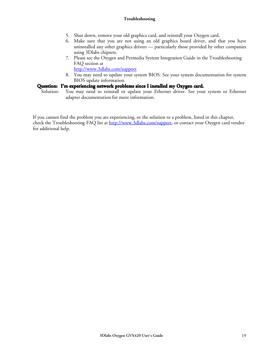 Online information | 3DLABS Oxygen GVX420 User Manual | Page 29 / 44