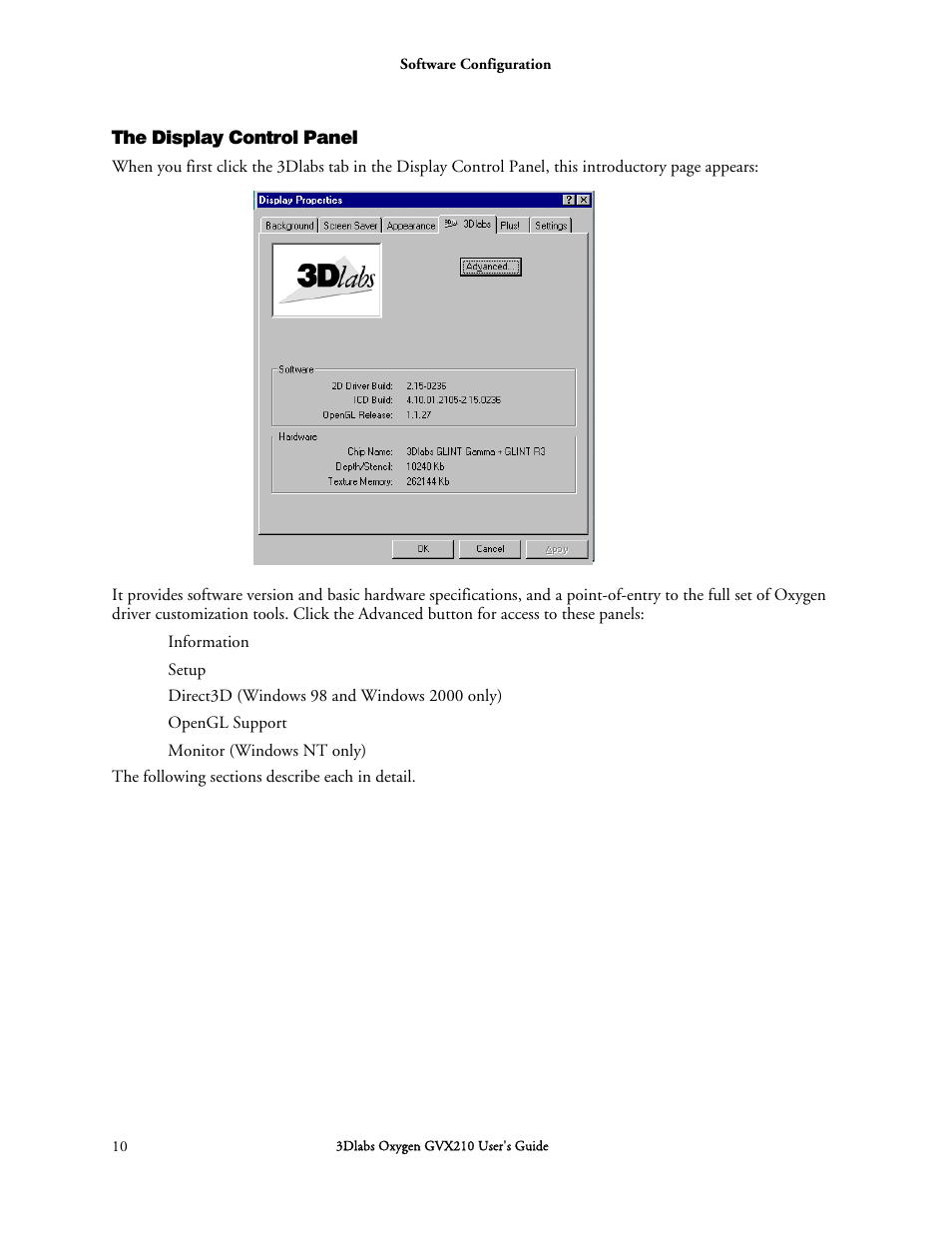 3DLABS Oxygen GVX210 User Manual | Page 20 / 49