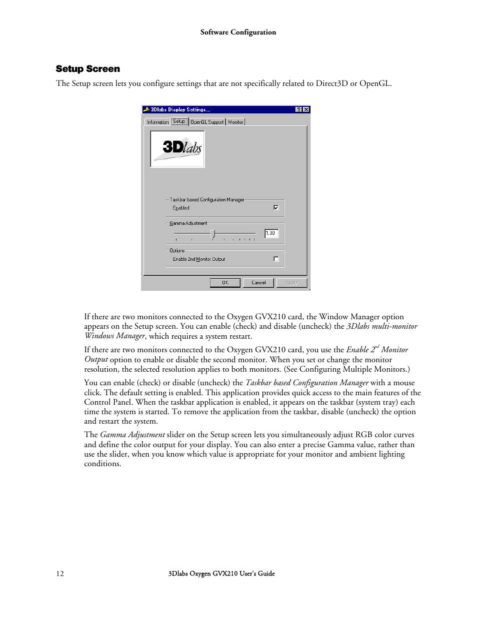 3DLABS Oxygen GVX210 User Manual | Page 22 / 49