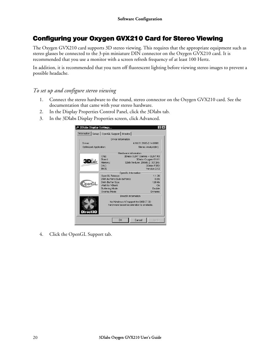 3DLABS Oxygen GVX210 User Manual | Page 30 / 49