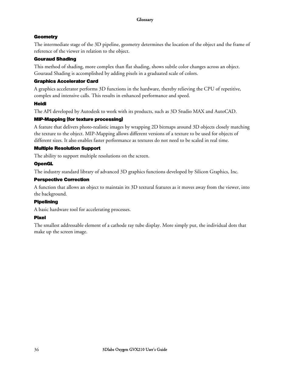 3DLABS Oxygen GVX210 User Manual | Page 46 / 49