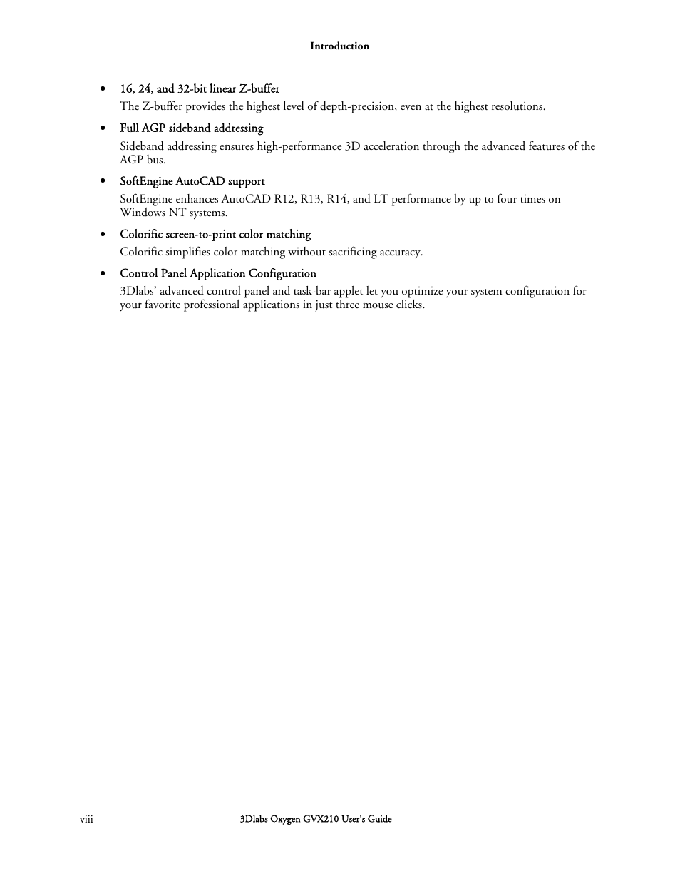 3DLABS Oxygen GVX210 User Manual | Page 8 / 49