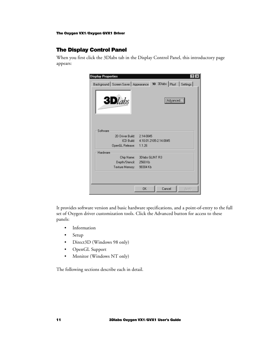 3DLABS Oxygen VX1 User Manual | Page 20 / 52