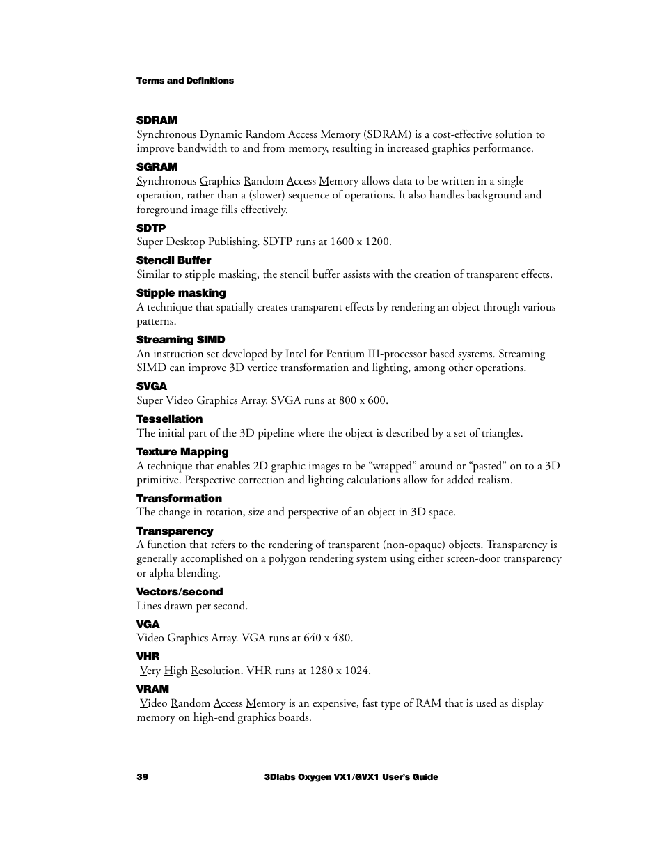 3DLABS Oxygen VX1 User Manual | Page 48 / 52