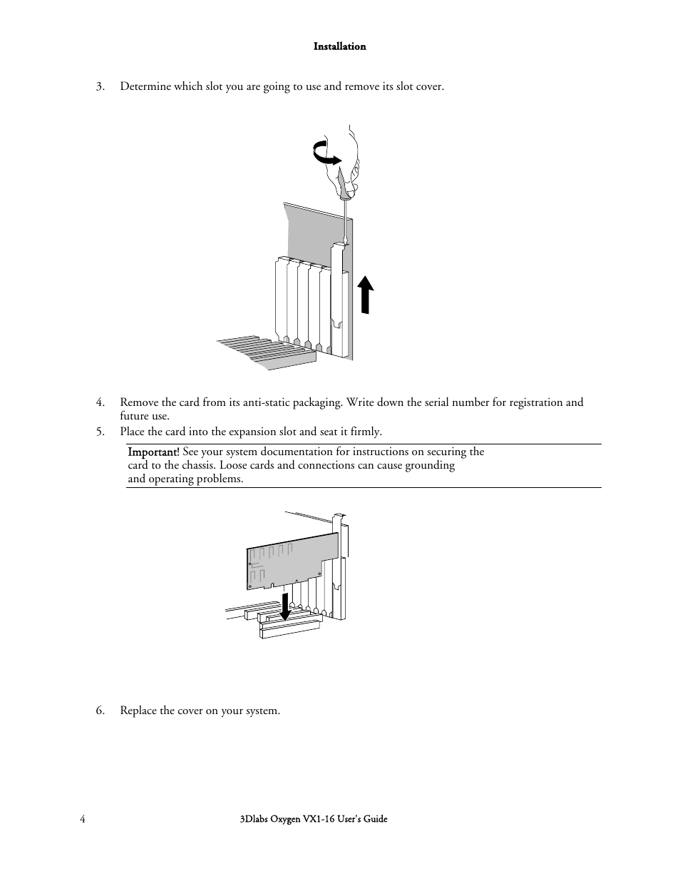 3DLABS Oxygen VX1-16 User Manual | Page 14 / 45