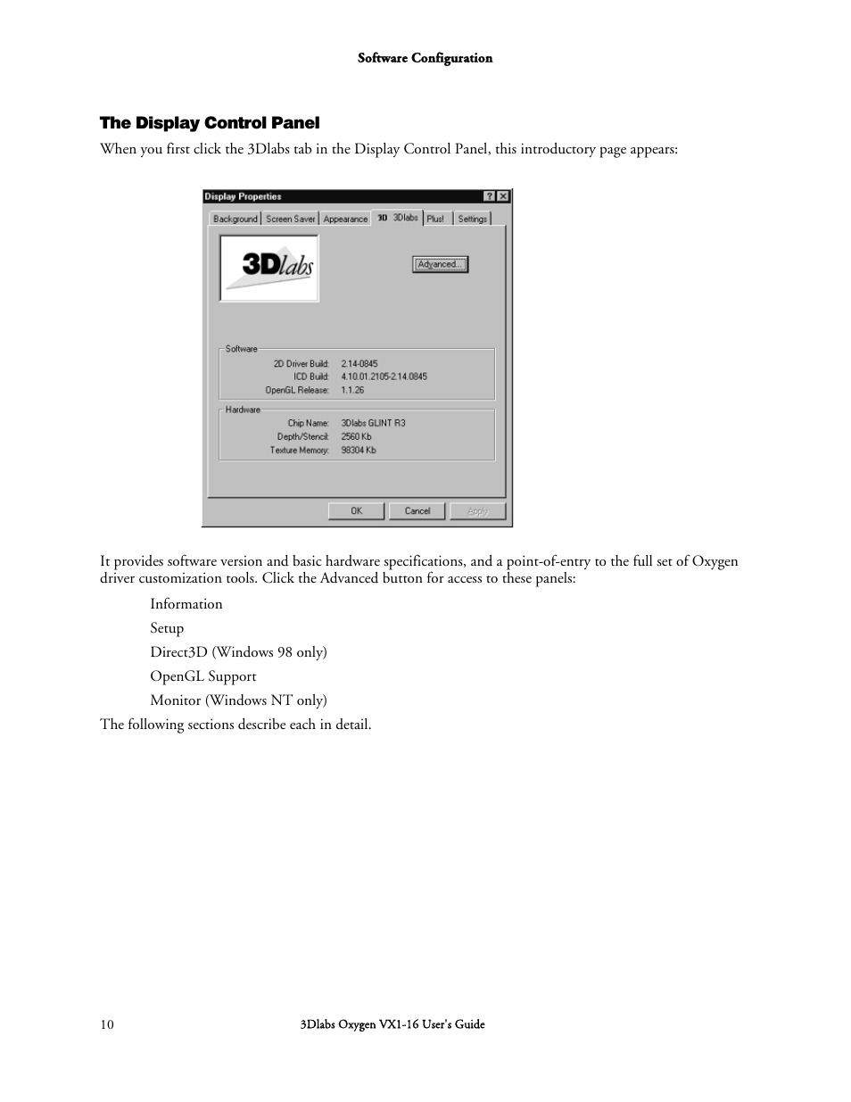 3DLABS Oxygen VX1-16 User Manual | Page 20 / 45