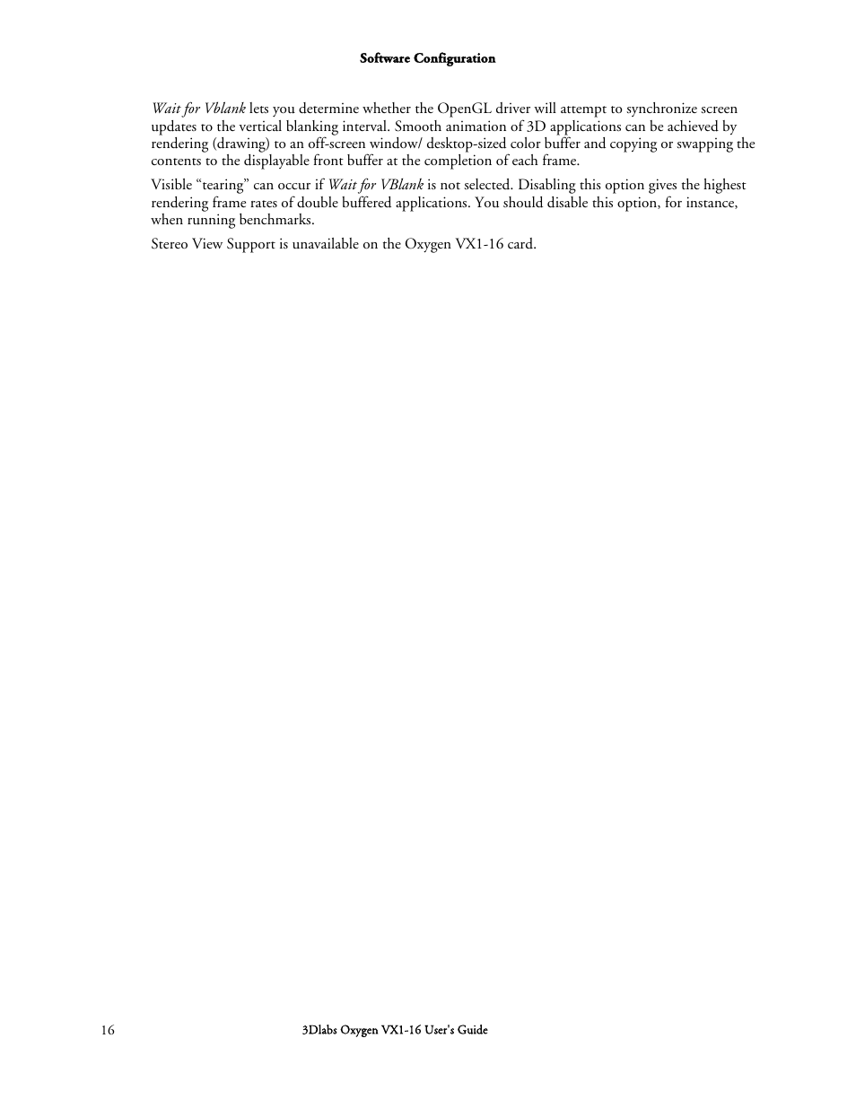 3DLABS Oxygen VX1-16 User Manual | Page 26 / 45