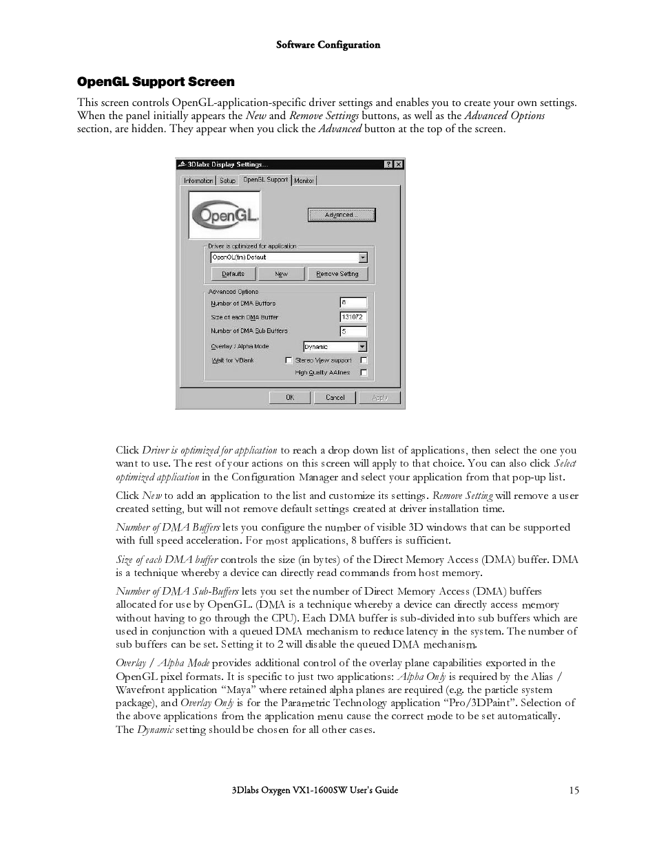 3DLABS Oxygen VX1-1600SW User Manual | Page 25 / 46