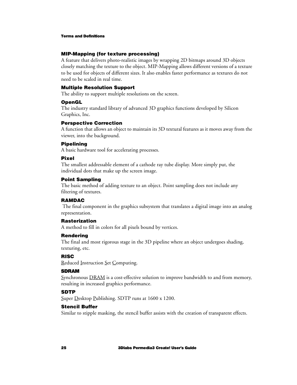 3DLABS Permedia3 User Manual | Page 32 / 41