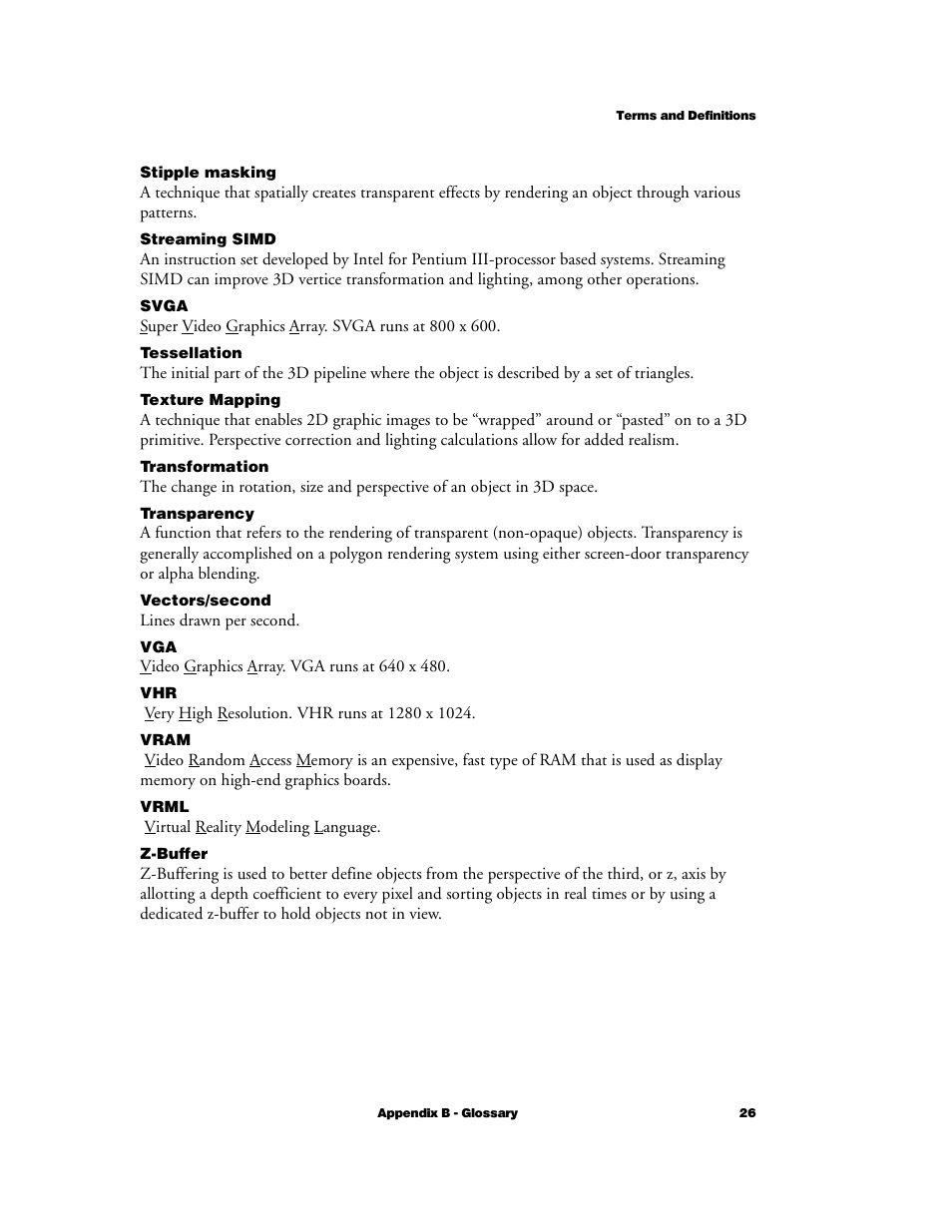 3DLABS Permedia3 User Manual | Page 33 / 41