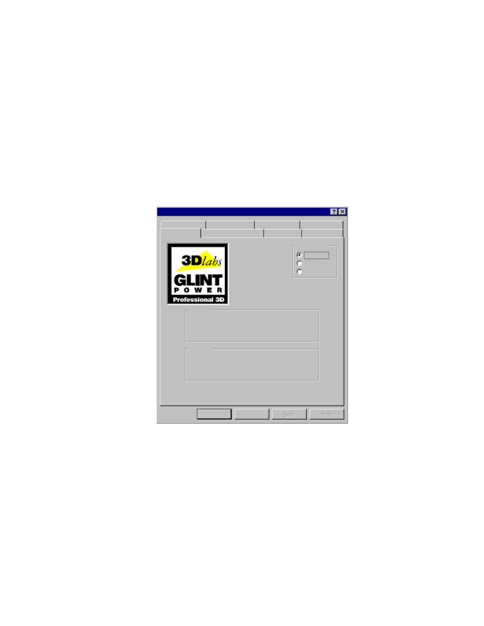 The oxygen gmx driver | 3DLABS Oxygen GMX User Manual | Page 16 / 38