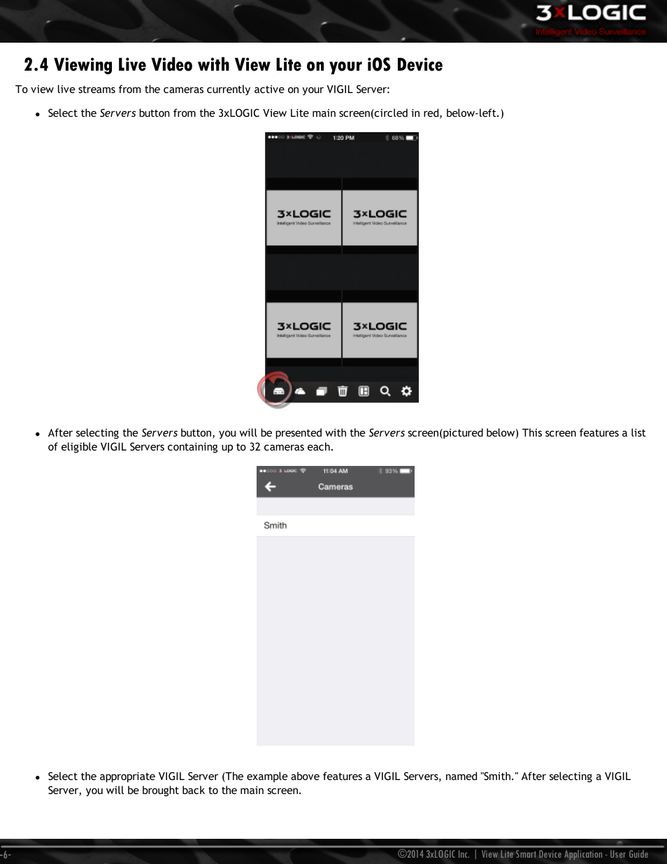 3xLOGIC View Lite Smart Device App User Manual | Page 10 / 38
