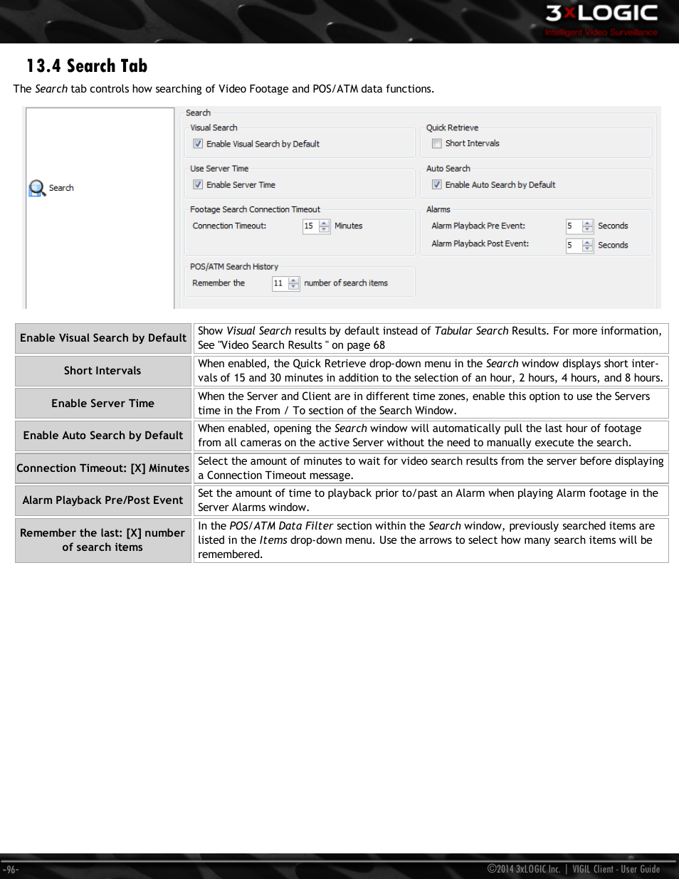 4 search tab | 3xLOGIC VIGIL Client User Manual | Page 102 / 116