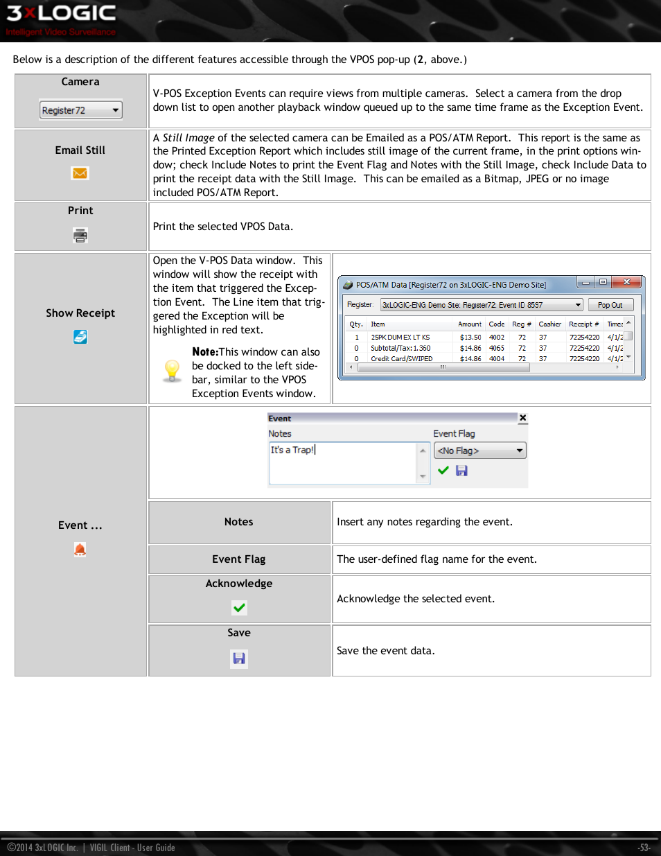 3xLOGIC VIGIL Client User Manual | Page 59 / 116